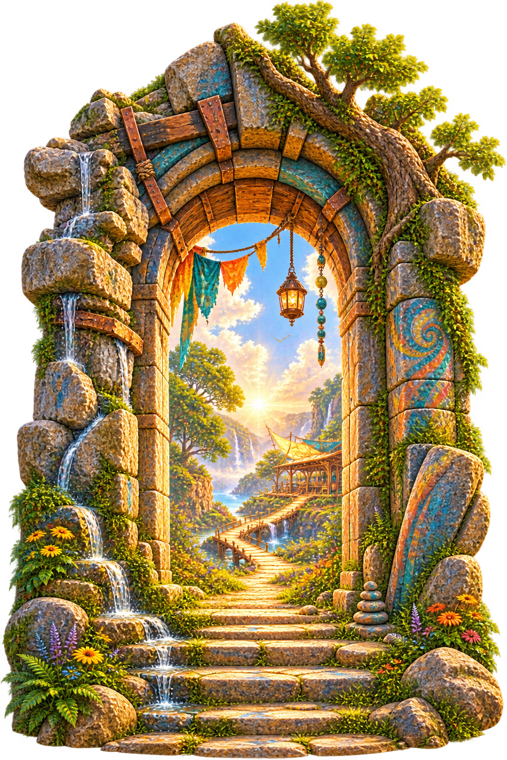 An open Creation OG portal showing repair, adaptation, water and another way forward